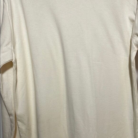 Cream Turtleneck Sweater with Long Sleeves - Picture 3 of 9